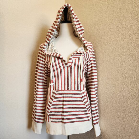 Rebecca Minkoff Striped Terry Cloth Hoodie - Medium - Picture 2 of 8